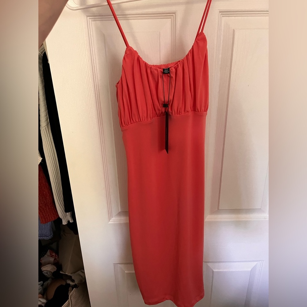 Nordstrom Rack Pink Knee length bodycon dress